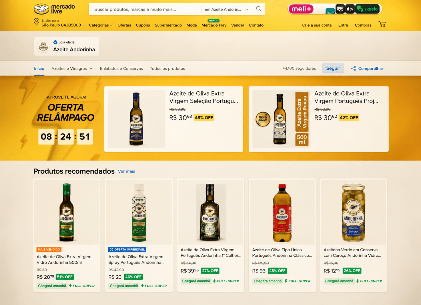 Banners e vitrines