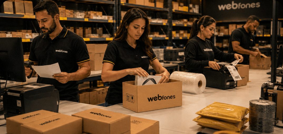 Venda de lotes – Preparação e expedição dos pedidos